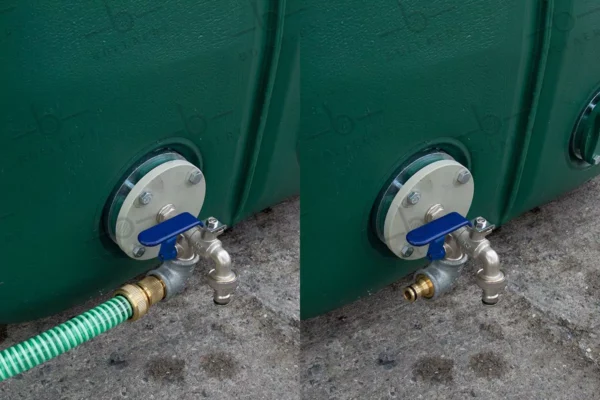 Kit de pompe à eau pour citernes aériennes à eau tuyau sur citerne