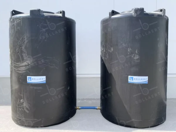 Citerne à eau aérienne ronde - 2 x 2000 litres - jumelées (Ø 1,20 m) 10