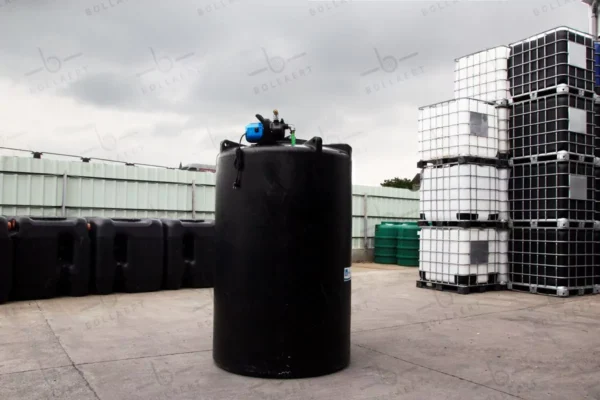 Citerne à eau aérienne ronde - Avec pompe - 2000 litres (Ø 1,20 m) 9