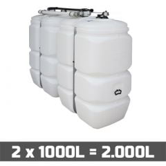 Cuve fioul 2000L (2x1000L) PE standard – WEBSHOP Bollaert